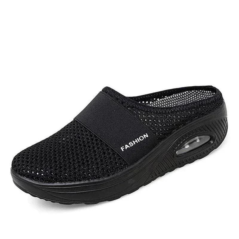 Women Wedge Slippers Premium Slippers Vintage Anti-slip Casual Female Platform Retro Shoes Plus Size Orthopedic Diabetic Sandals 42