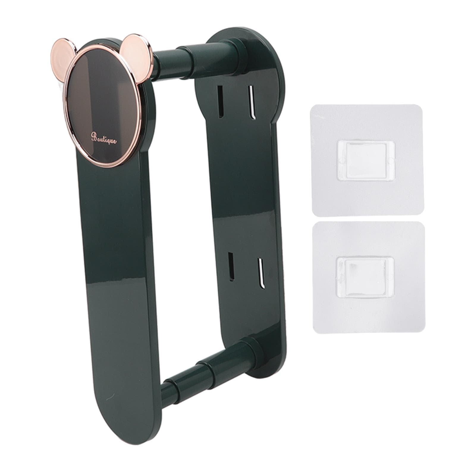 Clothes Hanger Storage Rack Multifunctional Punch Free Hanger Hook Home Balcony Clip Hanger green