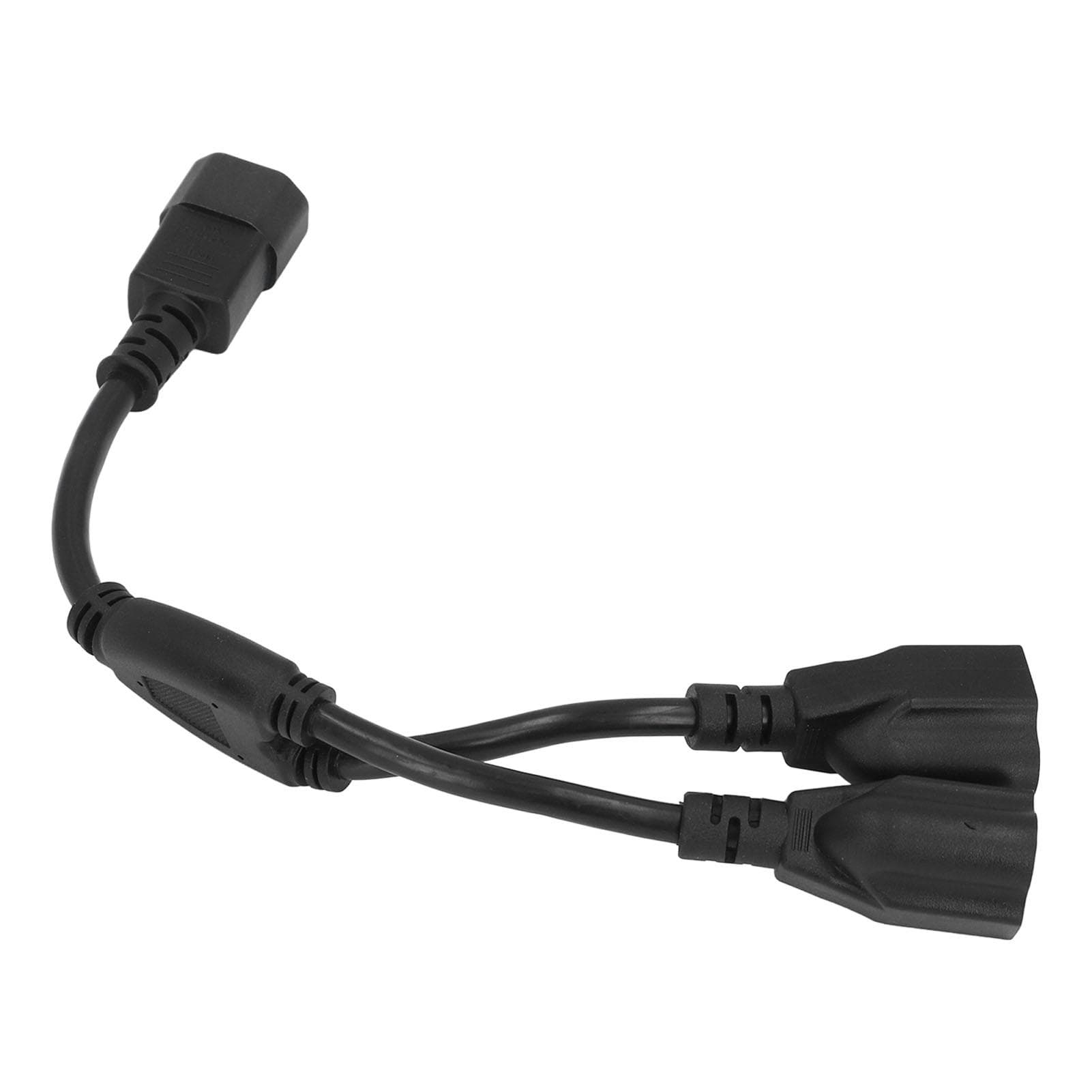 IEC320 C14 Male to 2xNema 5‑15R Female Power Cord 30cm Y Splitter Adapter for Laptop Speaker