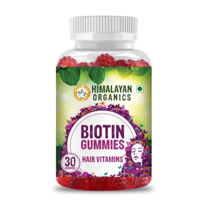Biotin Gummies: for healthy hair, skin and nails (30 pcs), Biotin Gummies, Himalayan Organics