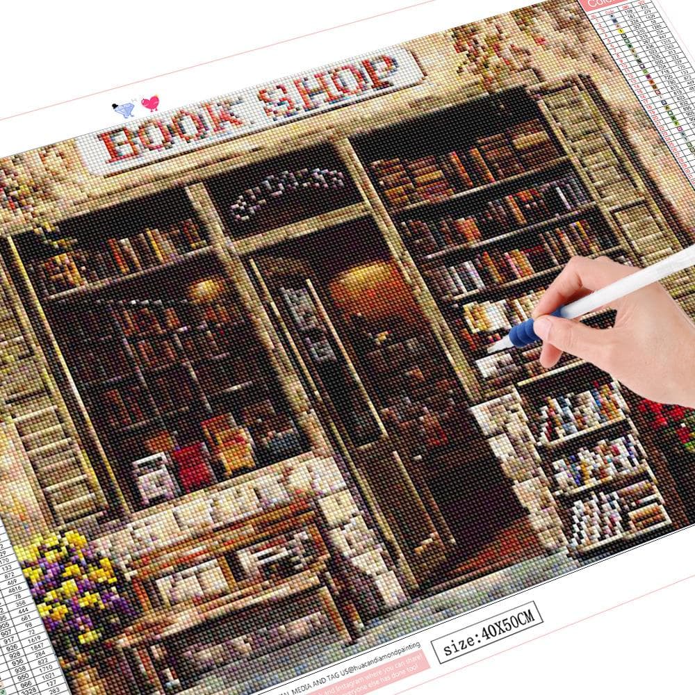 5D DIY Diamond Painting Full Round Drill Landscape Diamond Embroidery Book 20X30CM