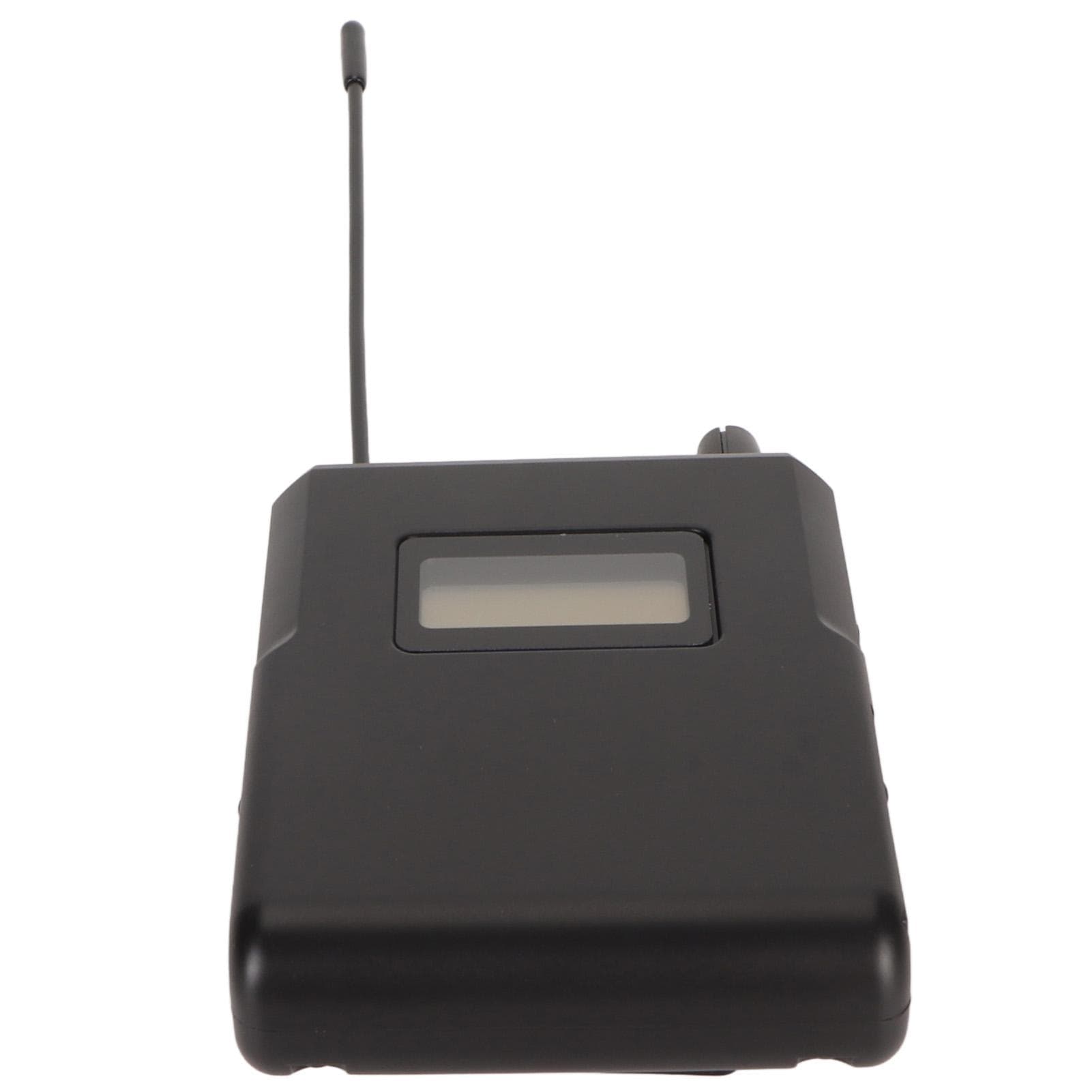 Wireless Monitor System Receiver 570‑590Mhz Portable Professional IEM System Receiver with LCD