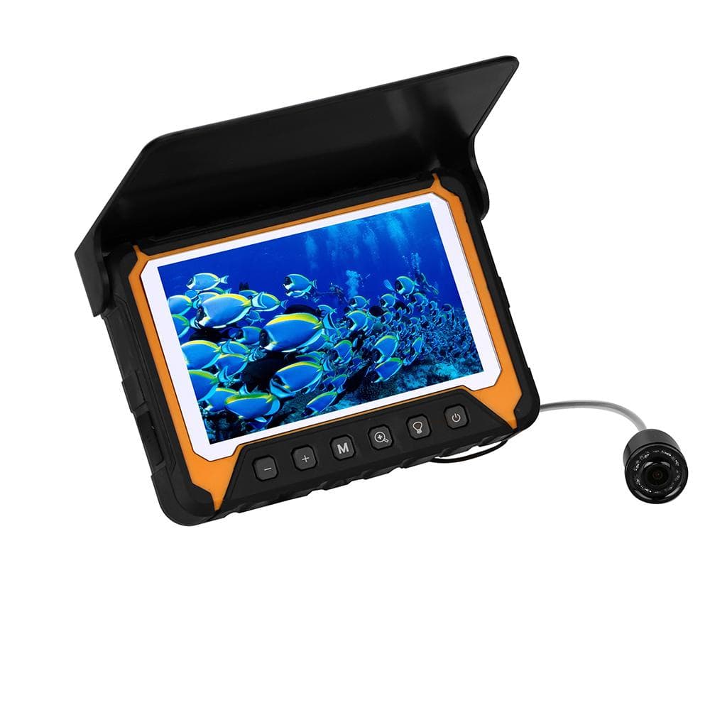 Underwater Fishing Camera with 5in LCD Monitor 120 degrees 500,000 Pixels 8 Pcs IR Night Vision for 30m US Plug