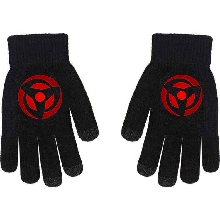 One Piece Luffy Chopper Zoro Nami Anime Online Game Peripheral Gloves Full-finger Black Non-slip Thickening To Keep Warm Average Size