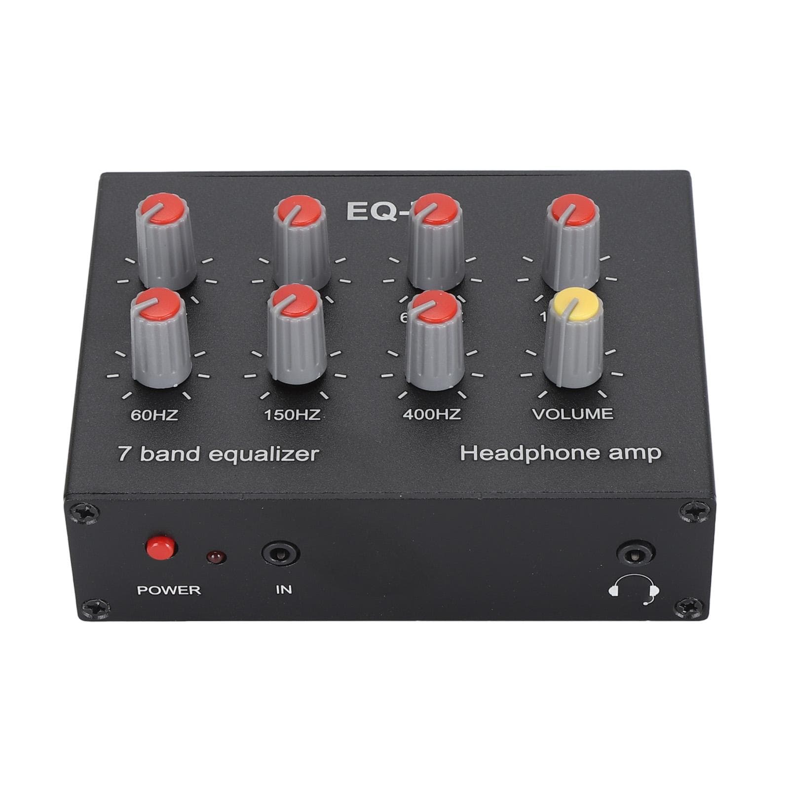 7 Band Sound Equalizer Professional High Bass Adjustment 5.5x2.1 Interface 12db Digital Car Sound