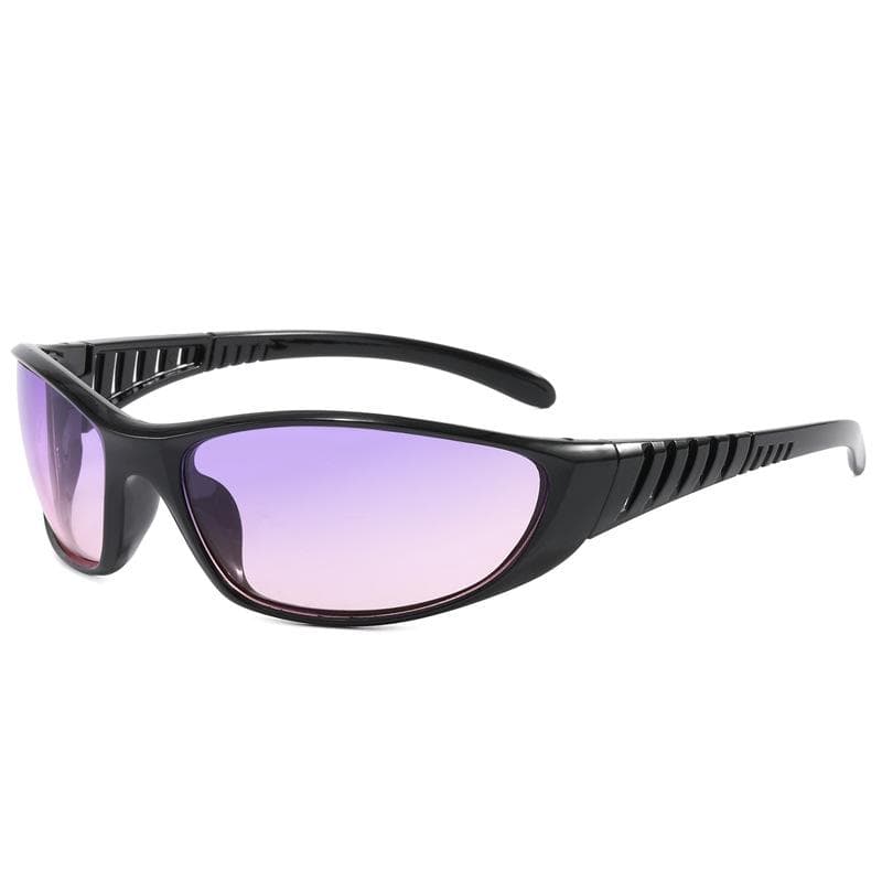 New Arrival Y2K Sports Punk Sunglasses Women Men Designer Square Goggle Luxury Brand Sun Glasses Colorful Mirror Fashion Eyewear MULTI