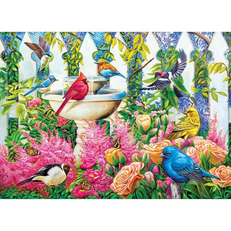 5D DIY Diamond Painting Birds Embroidery Mosaic Cross Stitch Rhinestone Decoration 20X30CM