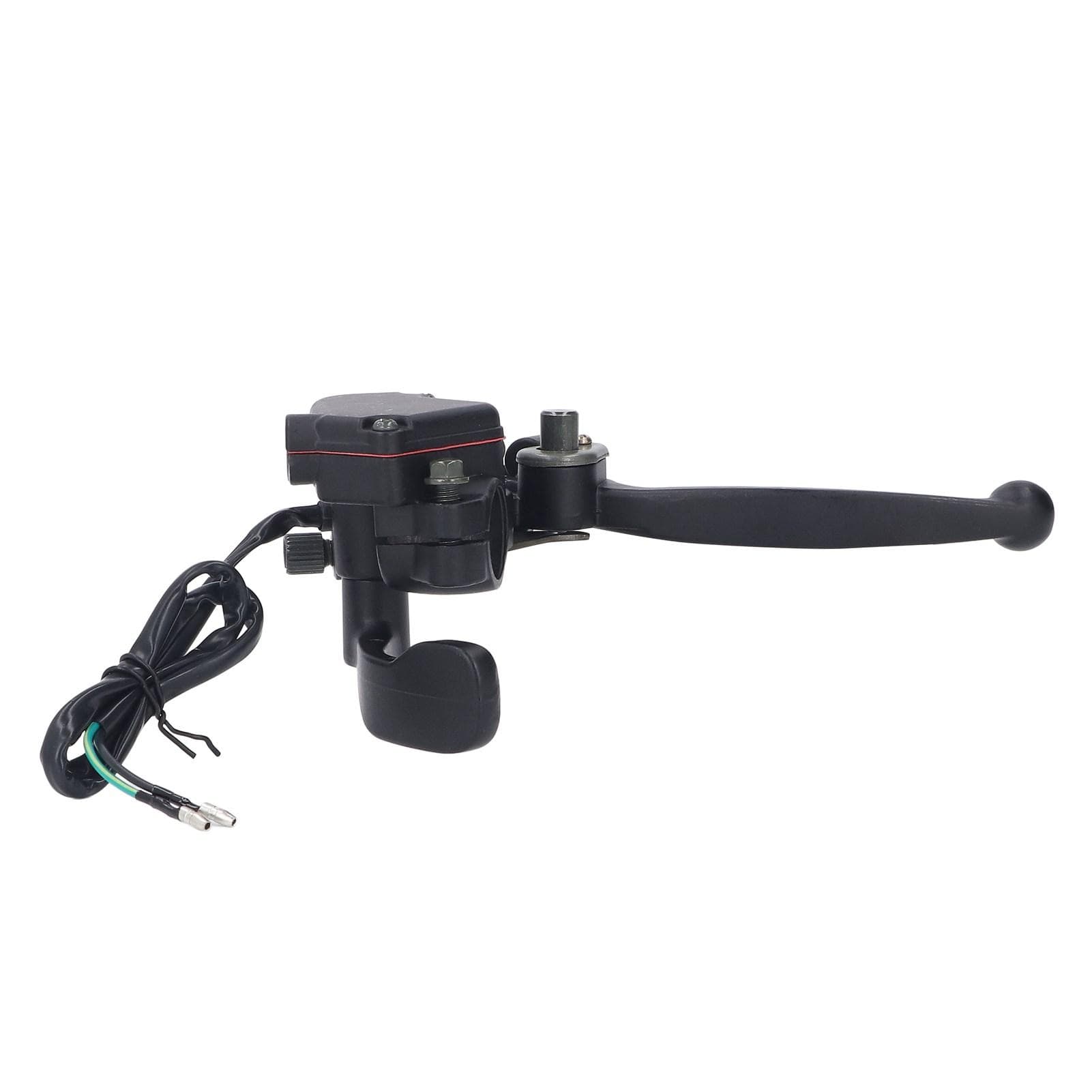 22mm0.87in Dual Brake Lever Assembly with Thumb Throttle Accelerator Cable for 50cc 90cc 150cc