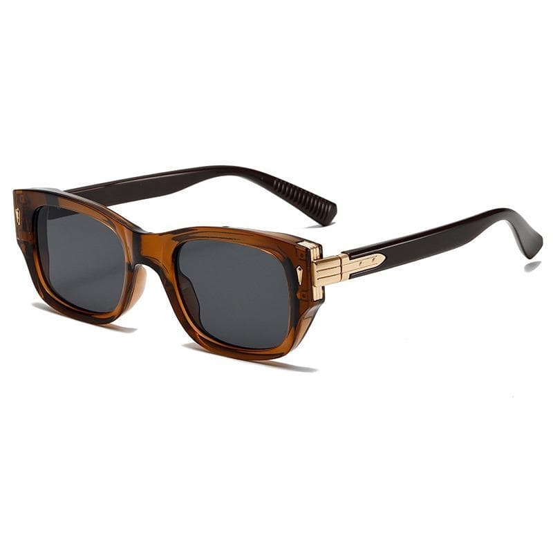Luxury Vintage Rectangle Sunglasses for Women Small Frame Classic Black Square Eyeglasses Fashion Sun Glasses Oculos