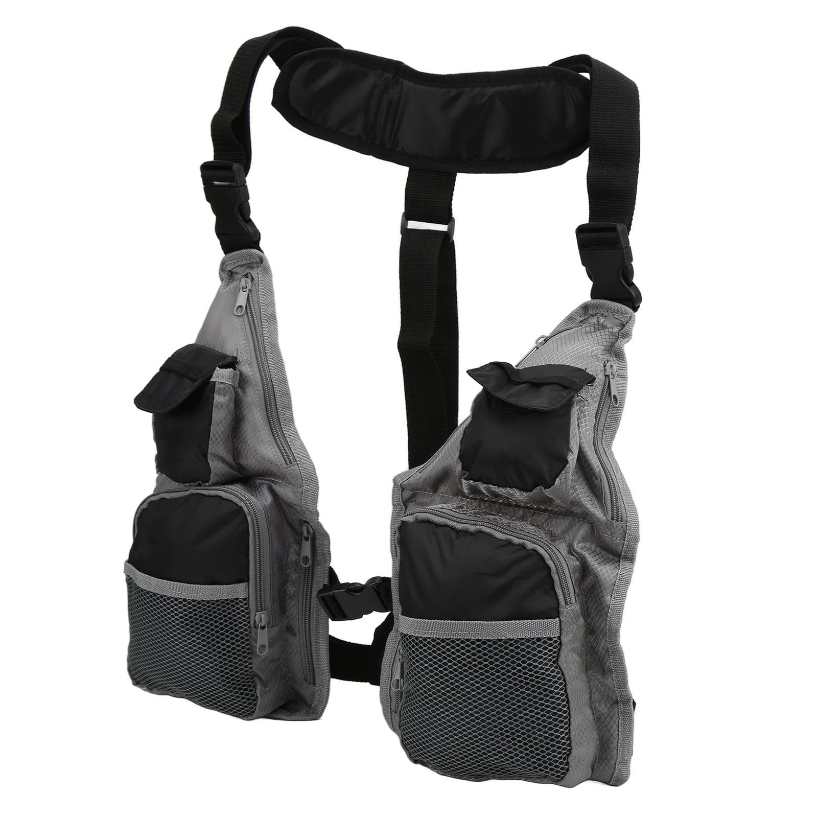 Fishing Vest Breathable Abrasion Resistant Large Storage Capacity Light Weight Fishing