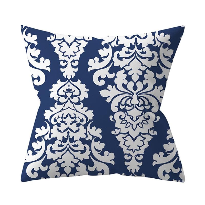 Navy Blue Mandala Nordic Geometric Pillowcase 45x45 Cushion Cover Decorative Pillow Sofa Cushion Home Decor Polyester 45x45cm