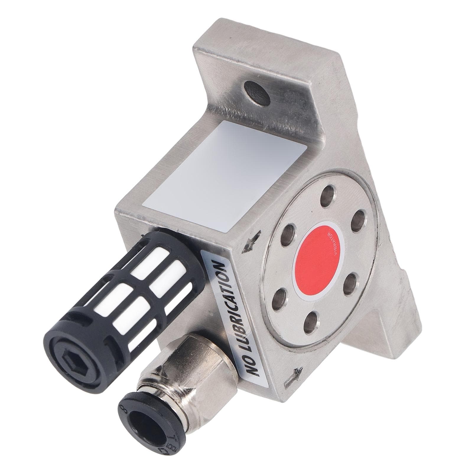 Pneumatic Turbine Vibrator 304 Stainless Steel Inlet Outlet Thread G18in Air Turbine Oscillator