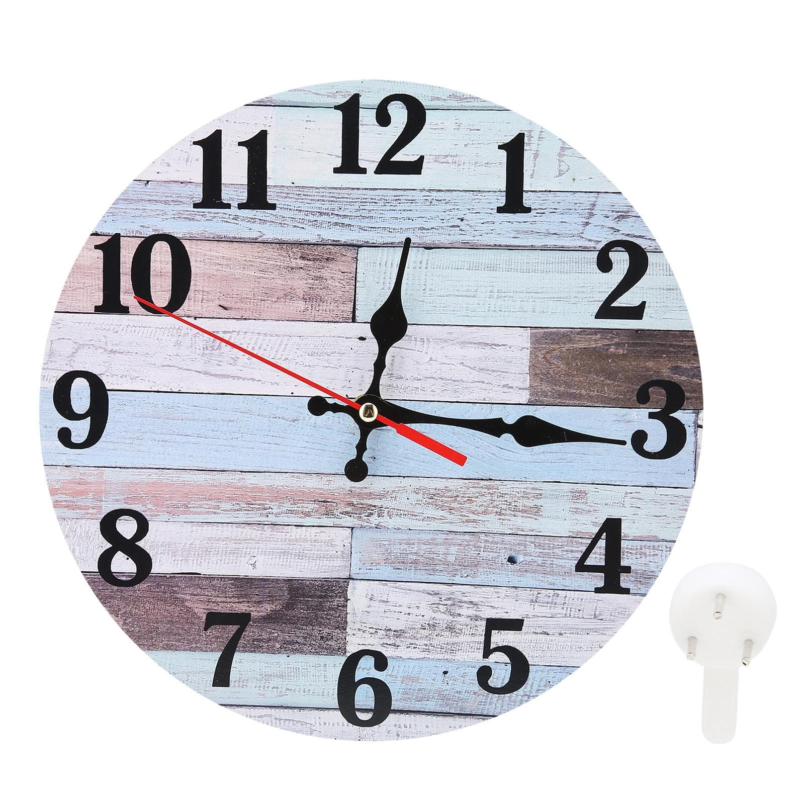 Wall Clock Industrial Style Round Silent Clock Home Decoration Commercial Retro Decorative Wall