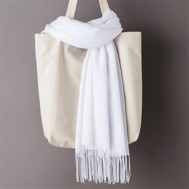 Desgine Brand Solid Women Cashmere Scarf Autumn Winter Warm Shawls Wraps 2021men 'S Pashmina Tassels Scarves Female Foulard Mujer