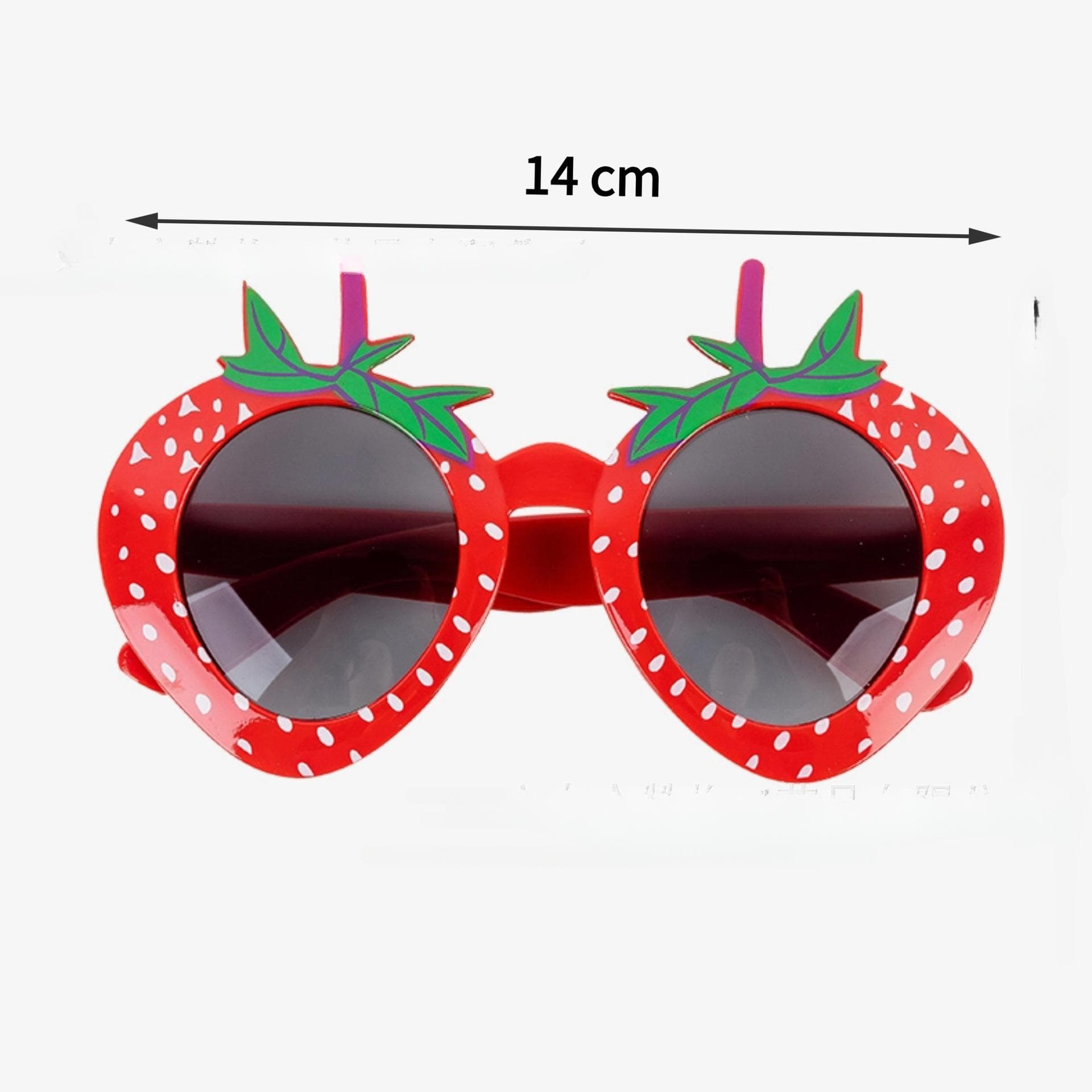 Strawberry Party Glasses Picnic Party Sunglasses Photo Decorations Funny Birthday Summer Party Prop Adult Kids Cute Dress Up Toy red