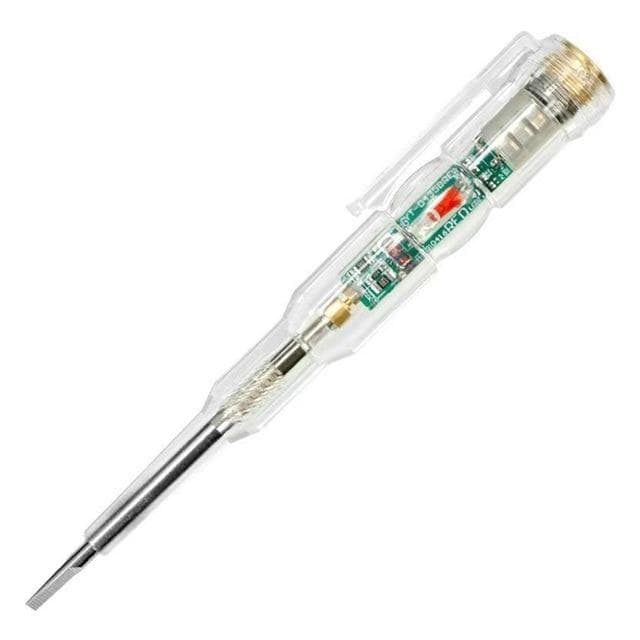 Induced Electric Tester Pen Screwdriver Probe light Voltage Tester Detector AC/DC 70-250V Test Pen Electrical Line Detector single light