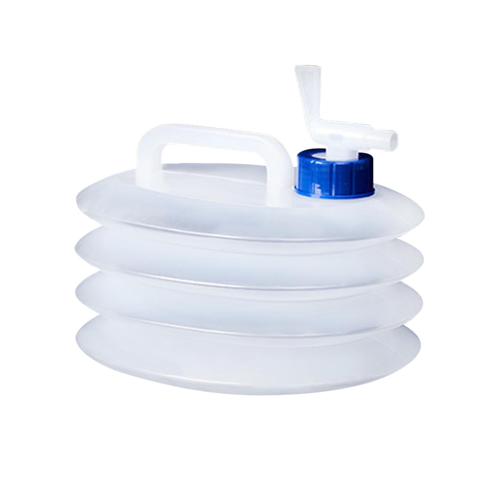 Large Capacity Portable Folding Water Container with Spigot Camping Water Storage Carrier Jug 3L
