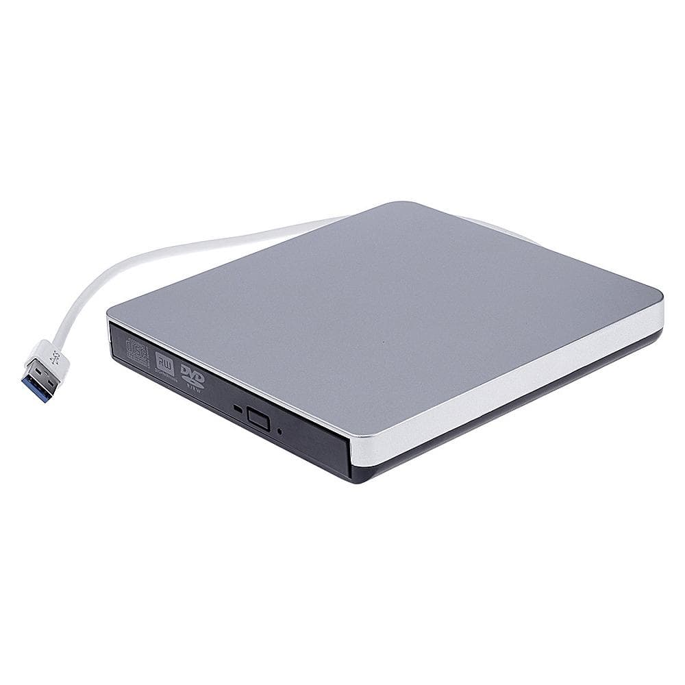 USB 3.0 Ultra-thin External Optical Drive CD-RW DVD-RW Writer Drive CD/DVD Player Portable DVD grey