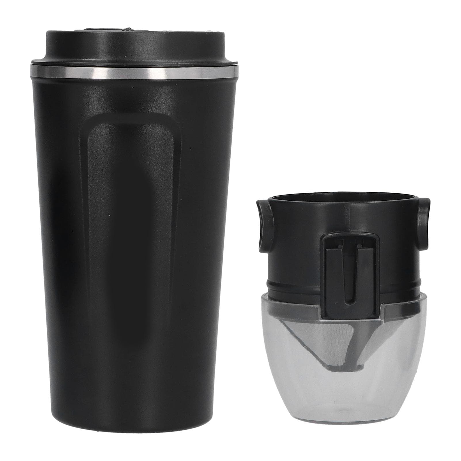 510ML Thermal Coffee Cup Stainless Steel Portable Insulated Coffee Cup Drip Pot for Outdoor Travel