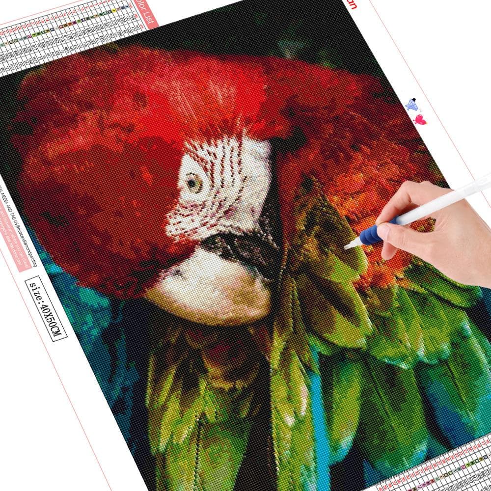 Diamond Mosaic Cross Stitch Bird Diamond Painting Full Drill Square 5d Beads Embroidery 20X30CM