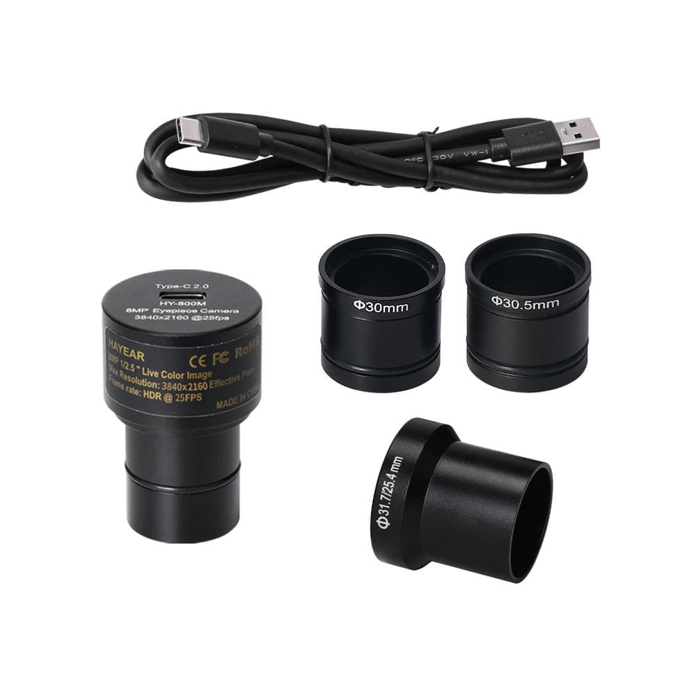 Digital Electronic Eyepiece IMX377 CMOS USB Microscope Camera FHD 4K USB2.0 color 8MP Digital multicolour