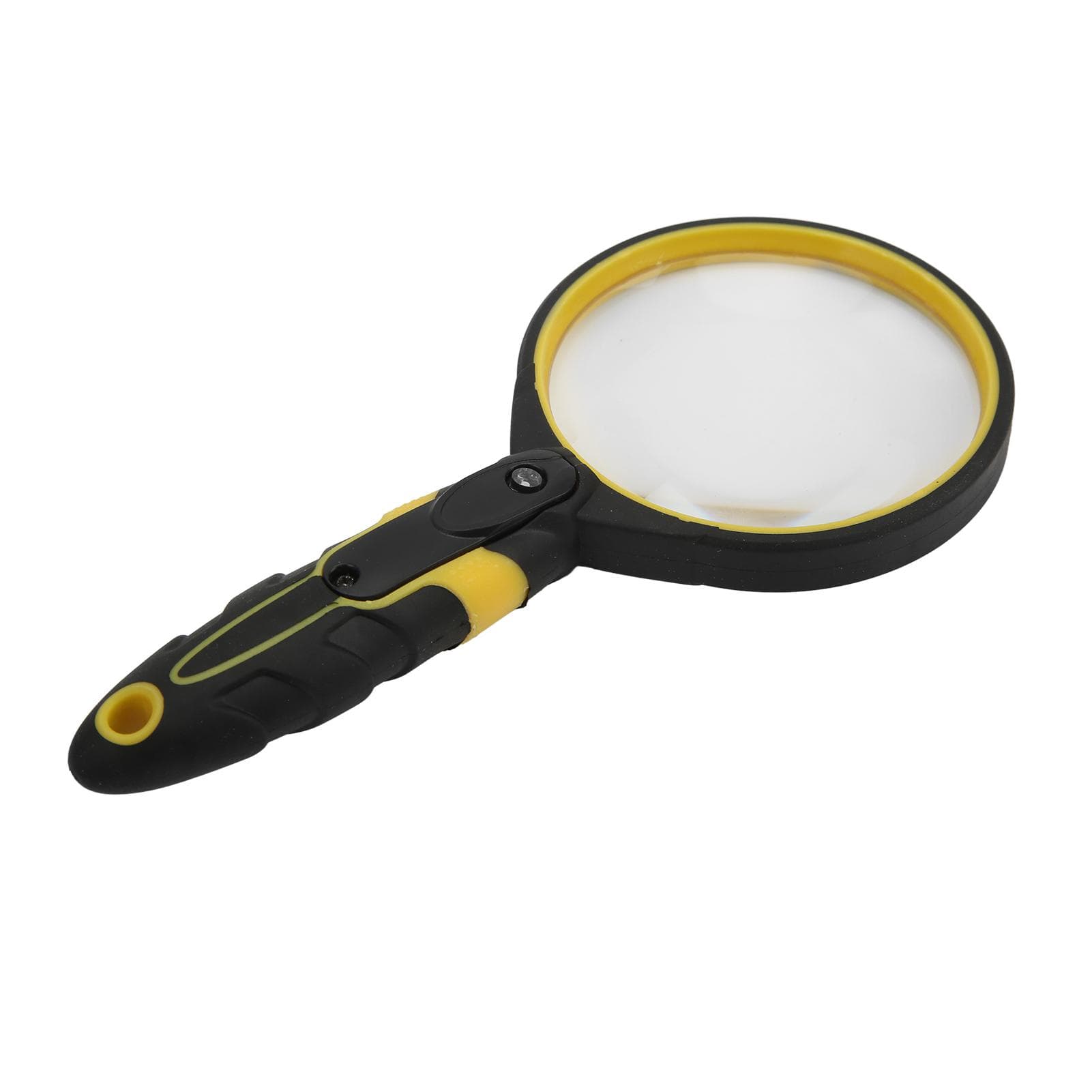LED Magnifying Glass 5X Seniors Ergonomic Handheld Magnifier for Reading Antique Appreciation
