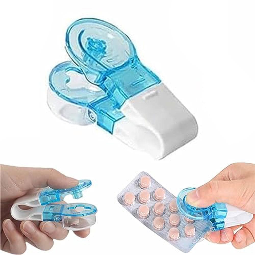 Portable Pill Taker Cute Small Tablet Pill Remover Dispenser Lightweight Home Travel Hospital