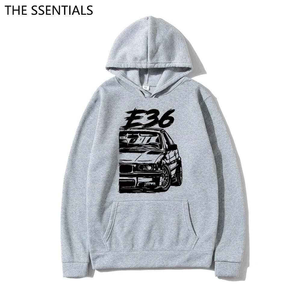 Classic E30 E46 E92 F80 M3 E36 Hoodies Fashion Graphic Initial D Hoodie Unisex Hip Hop Pullover Sweatshirt Car Graphic Hoody M
