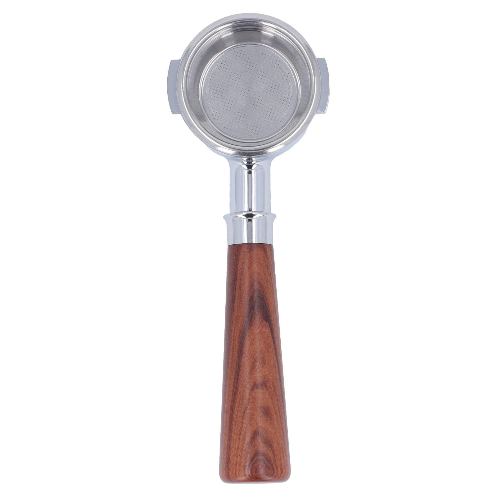58mm Coffee Portafilter Aluminum Alloy 2 Ears Bottomless Portafilter Handle with Single Layer Type A1 Red Acid Branch