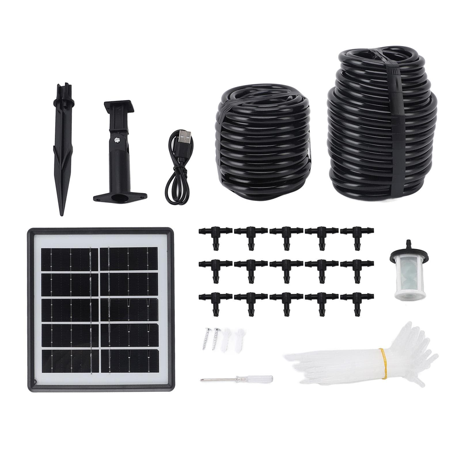 Solar Automatic Drip Irrigation Kit System Smart DIY Solar Automatic Watering System