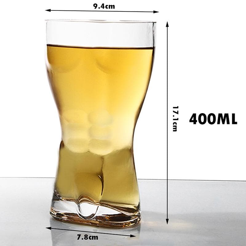 Unique Beer Cup Funny Wine Glass Whisky Vodka Shot Glasses Bar Cocktail Glass 7.8*17.1*9.4cm