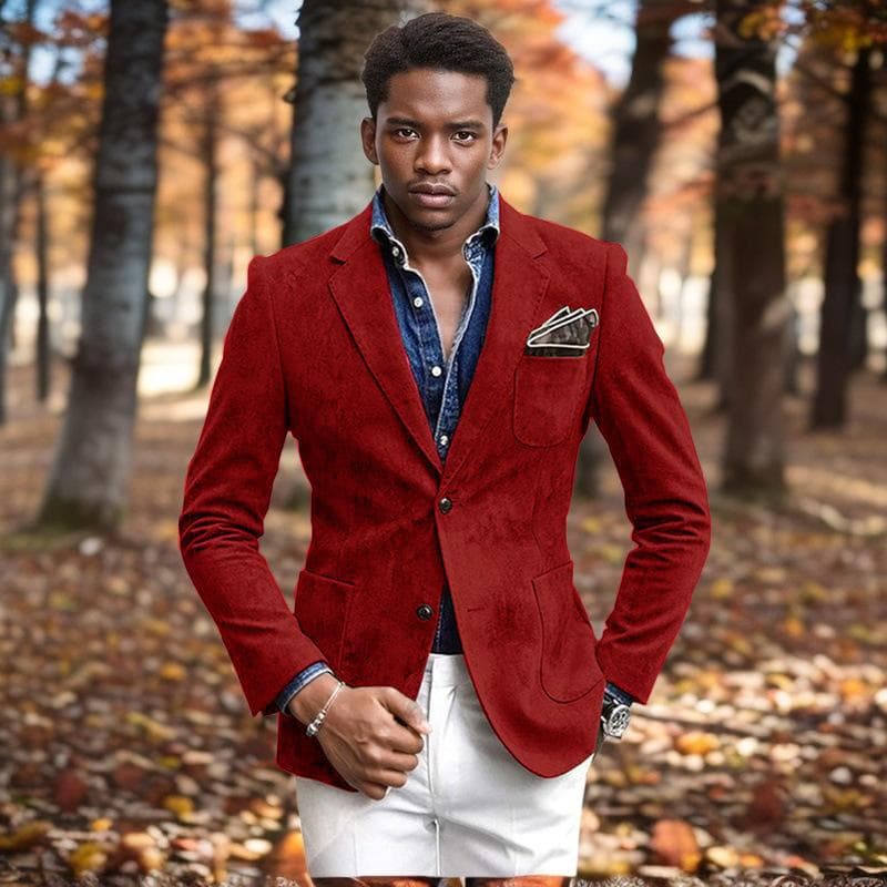 Casual Men's Suit Fashion Large Size Jacket XL