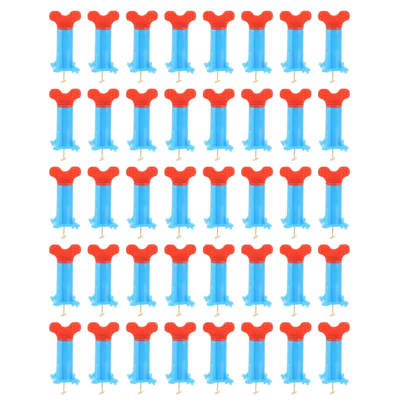 40PCS Tile Leveling System Kit Reusable Floor Tile Leveler Spacers Portable Tile Spacers Tool Set