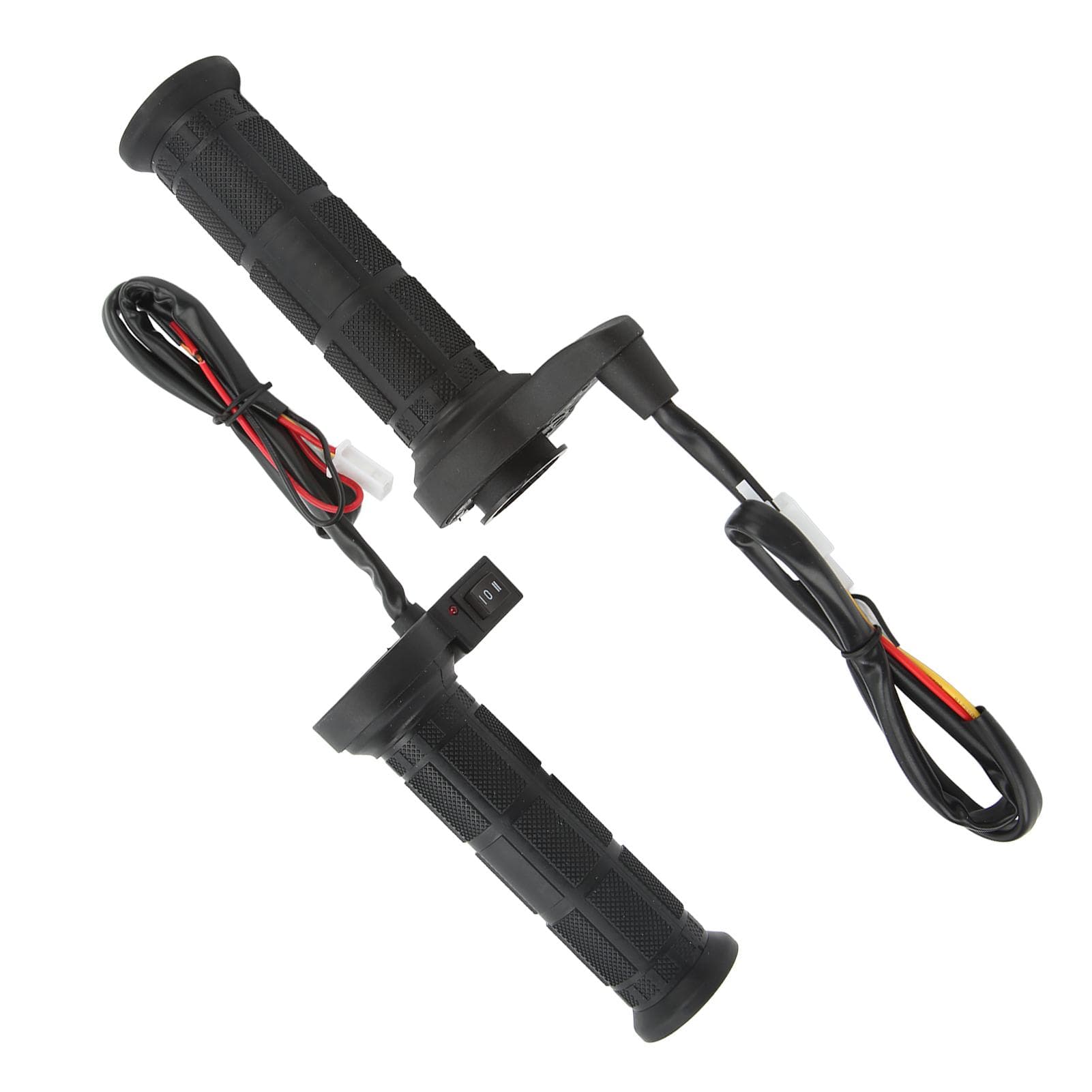 One Pair Motorcycle Heated Grips Nylon and TPU Motorcycle Heated Handlebar Grips for Refitting