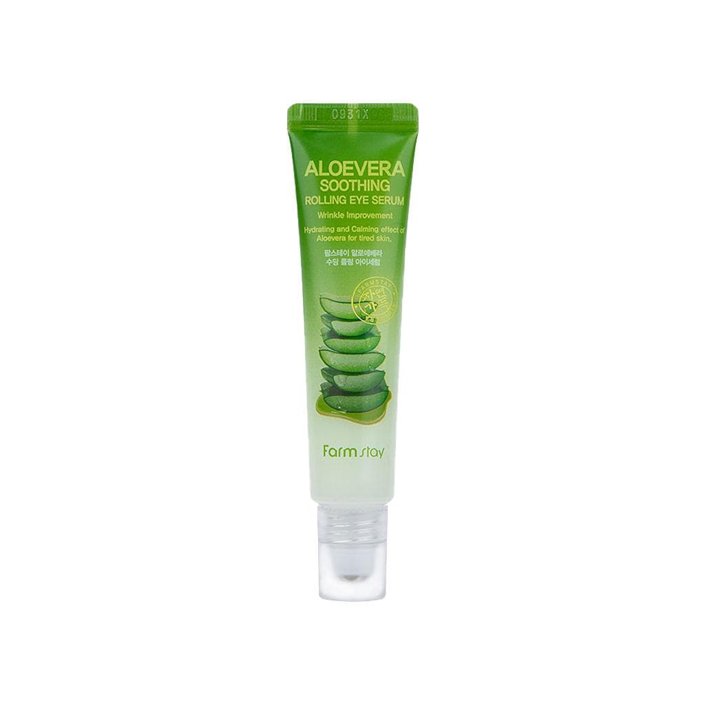 FARM STAY Aloe Vera Soothing Rolling Eye Serum 25ml (3 Options) #1PCS