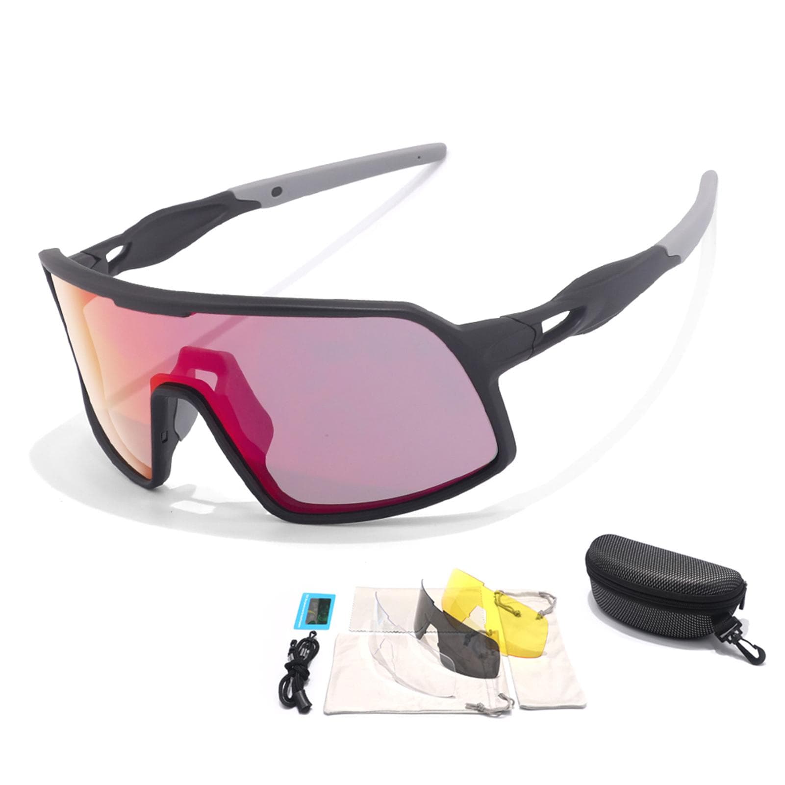 Sports Polarized Sunglasses UV Protection Cycling Sun Glasses for Men Women Cycling Fishing Running