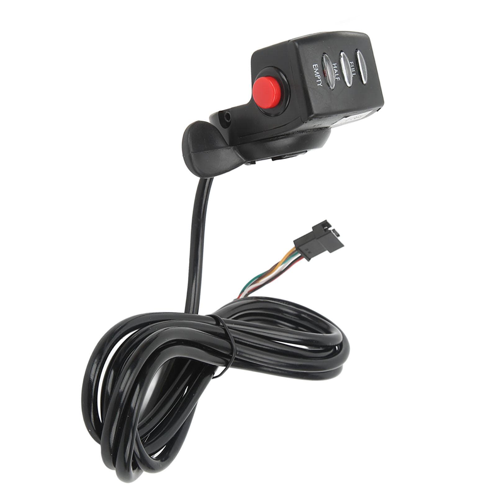 E Bike Throttle Durable ABS Battery Display Stable Sensitive Control E Bike Thumb Accelerator for