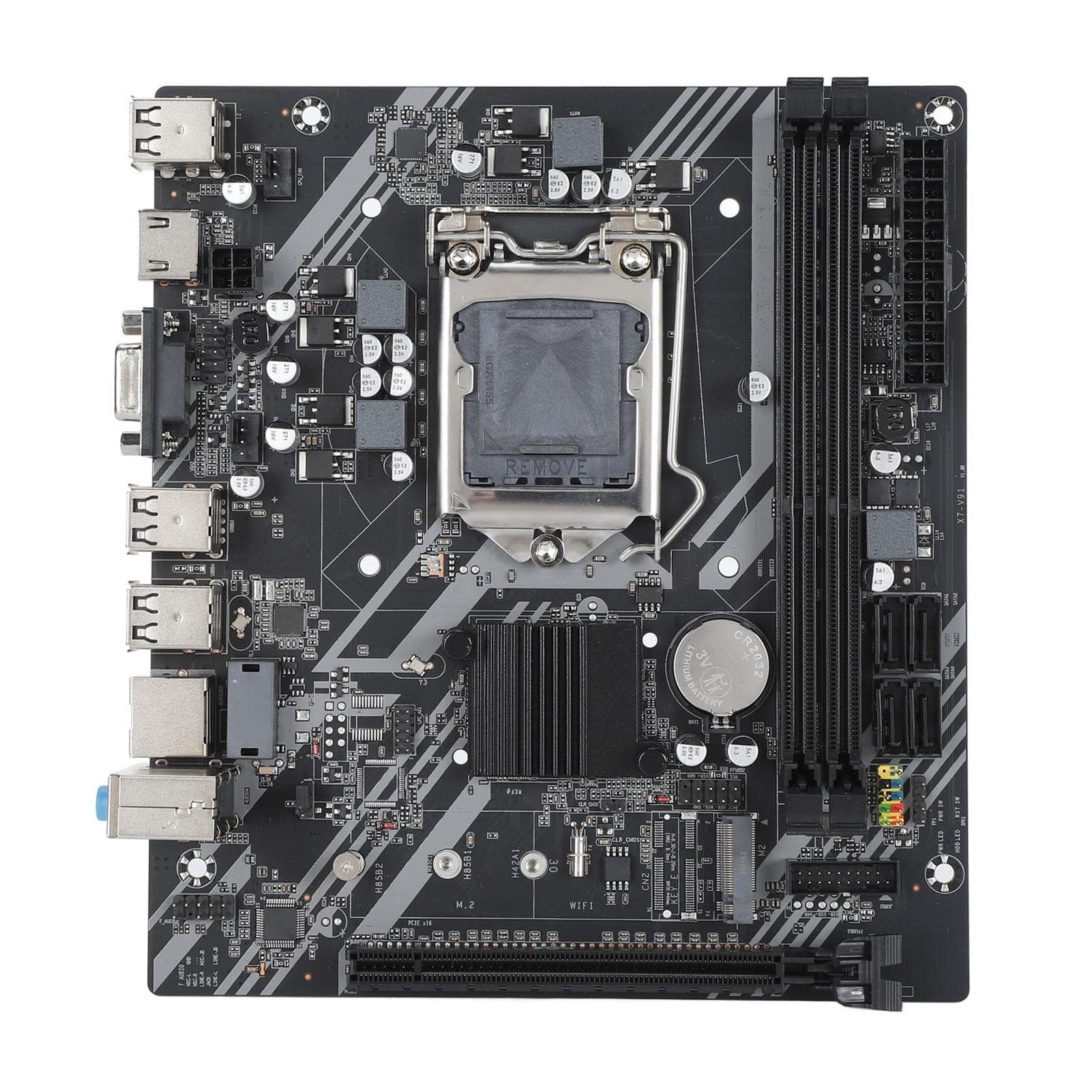H61S Mini ITX Motherboard LGA 1155 Dual Channel DDR3 6 USB2.0 PCIE X16 Motherboard for Desktop