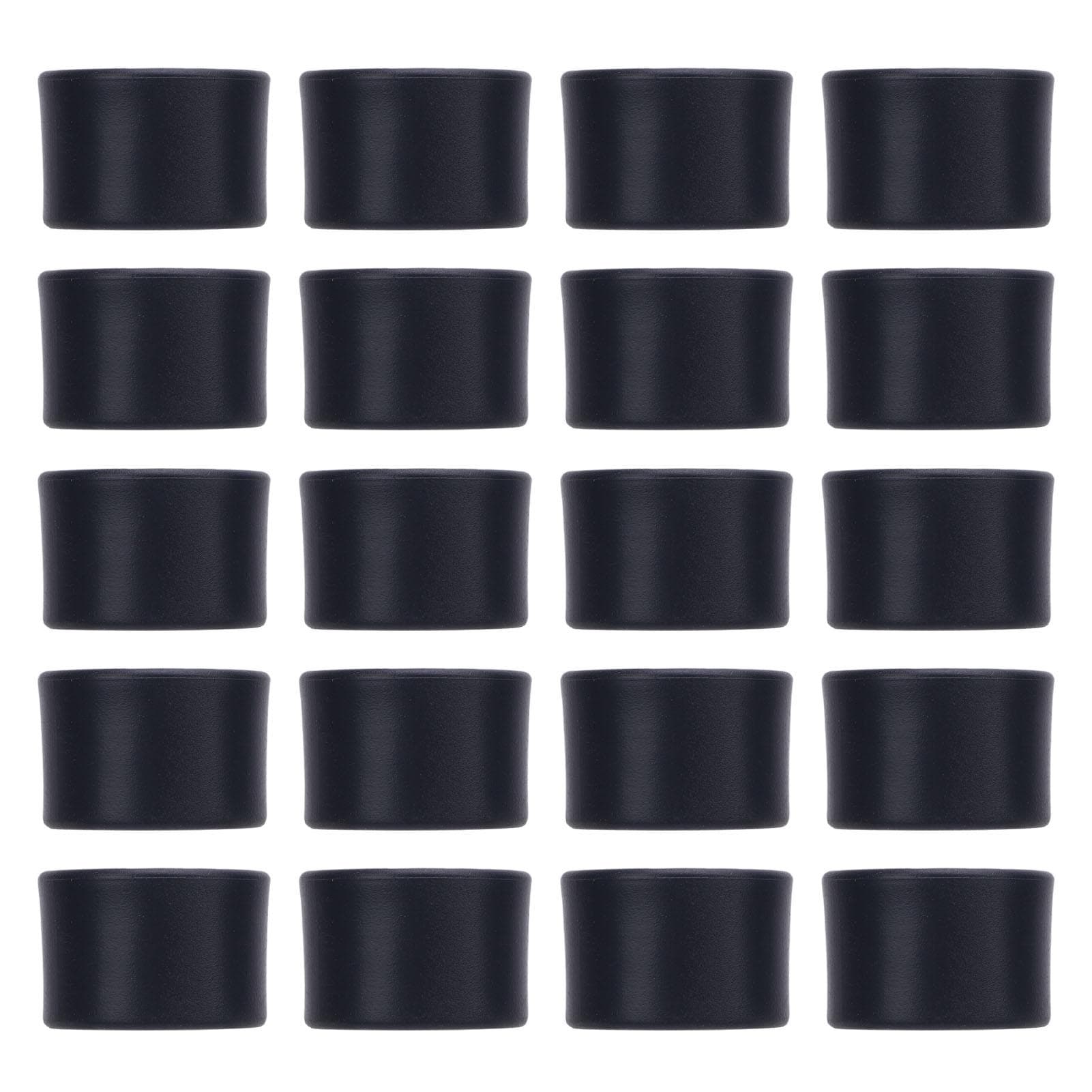 20Pcs Round Chair Leg Tips Cap Plastic Anti Slip Scratch Proof Chair Table Leg Cover Floor