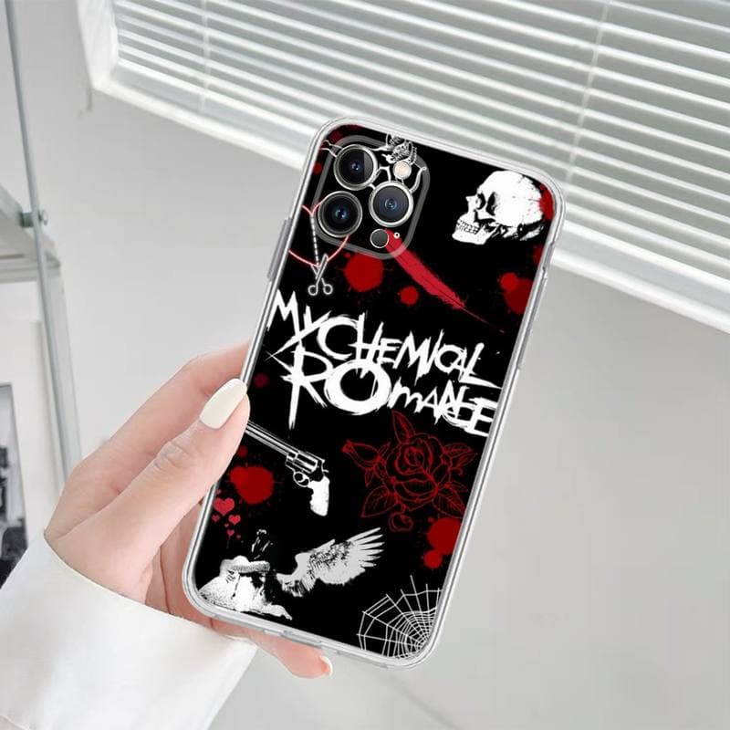 My Chemical Romance Phone Case Silicone Soft for iphone 14 13 12 11 Pro Mini XS MAX 8 7 6 Plus X XS XR Cover iphone 13