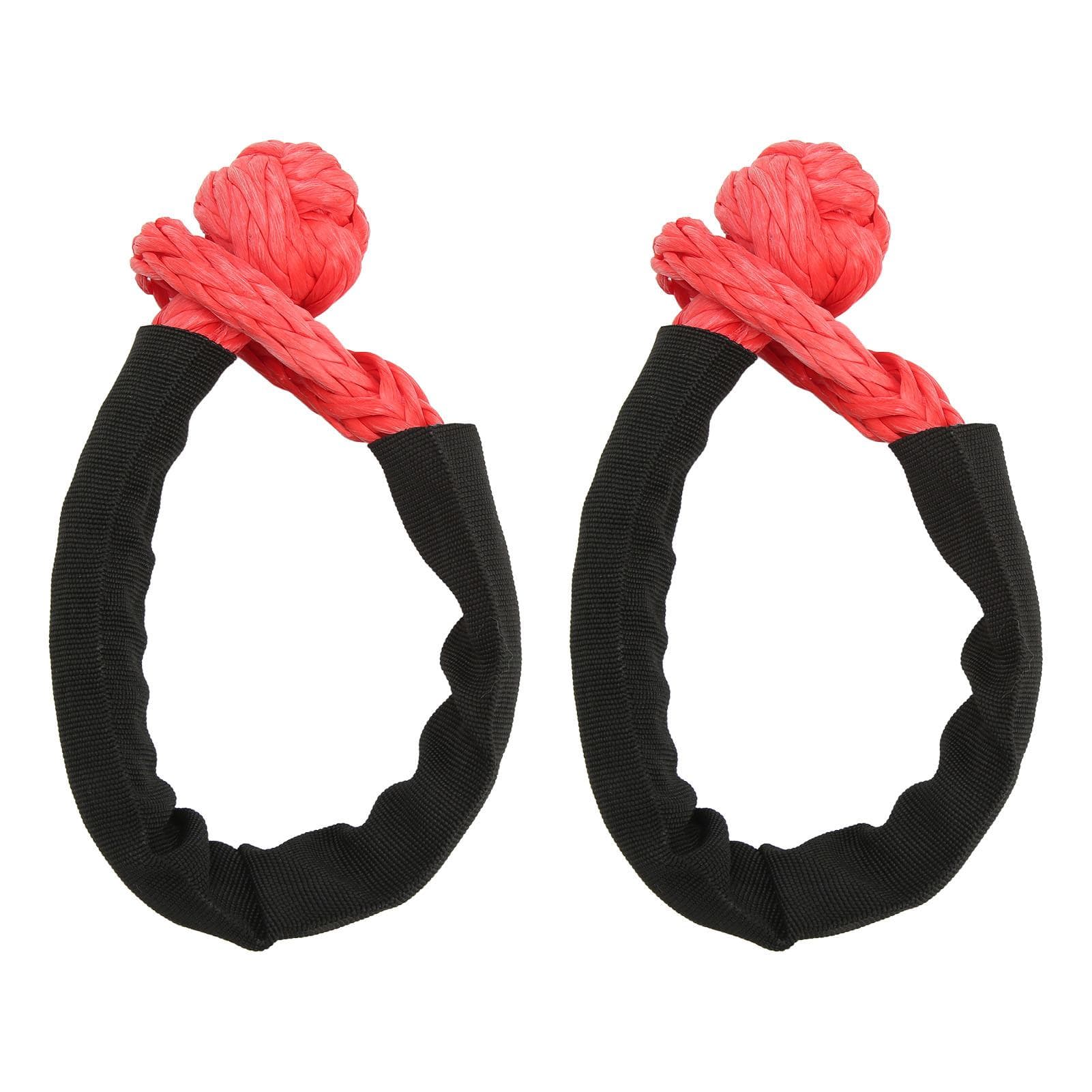 2 Pcs 10mm Soft Shackle 39683 Lbs Breaking Strength Tow Shackles Rope Portable Lightweigh Wear