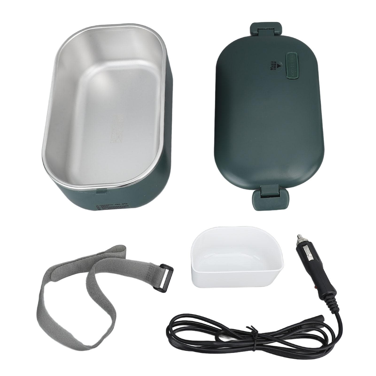 Electric Lunch Box 48W 1L Capacity Efficient Even Heating Washable Portable Food Warmer for Travel L