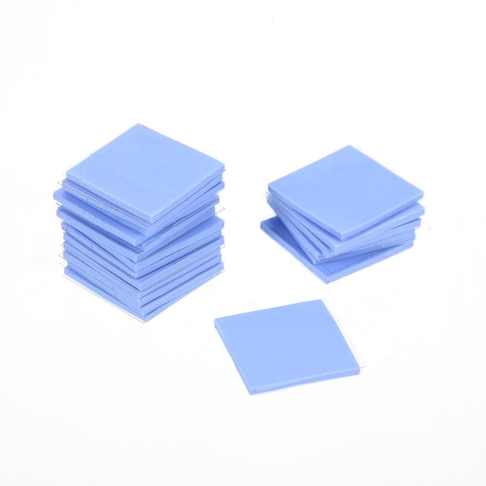 Thermal Silica Sticker For Laptop CPU Graphics Card Northbridge and Southbridge Solid State Cooling Pack of 20