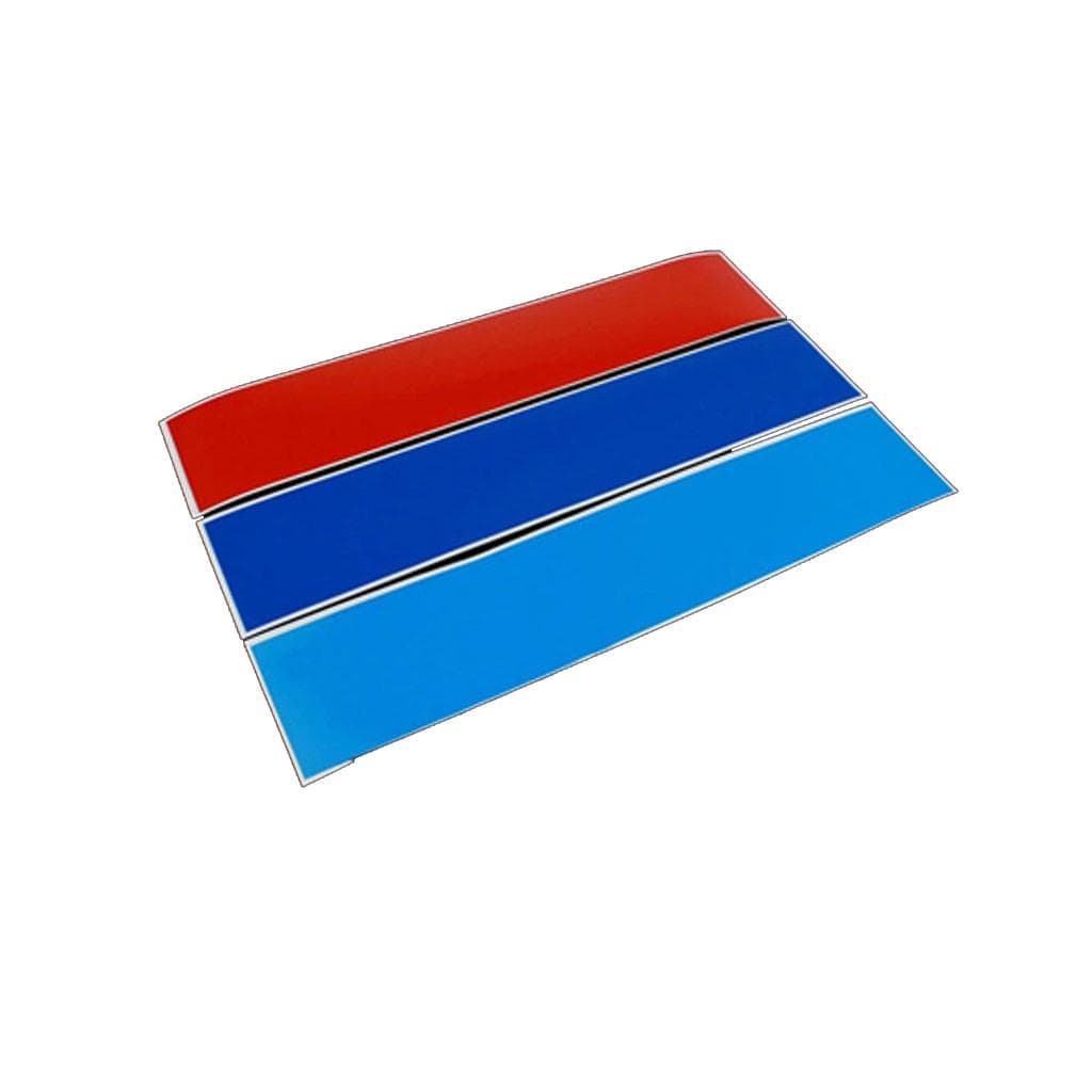 NEW M Color Car grill sticker M strip Sticker Vinyl badge decal multicolour