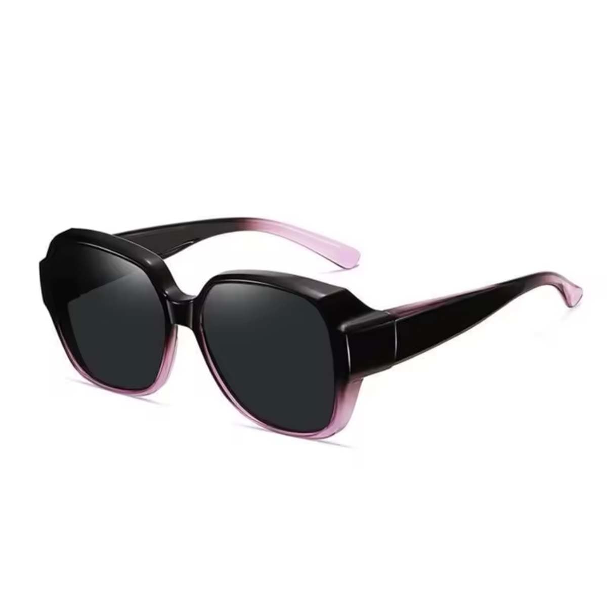 UV400 Sunglasses Cover Myopia Glasses Folding Fit Over for Men Women Wear VOPHA