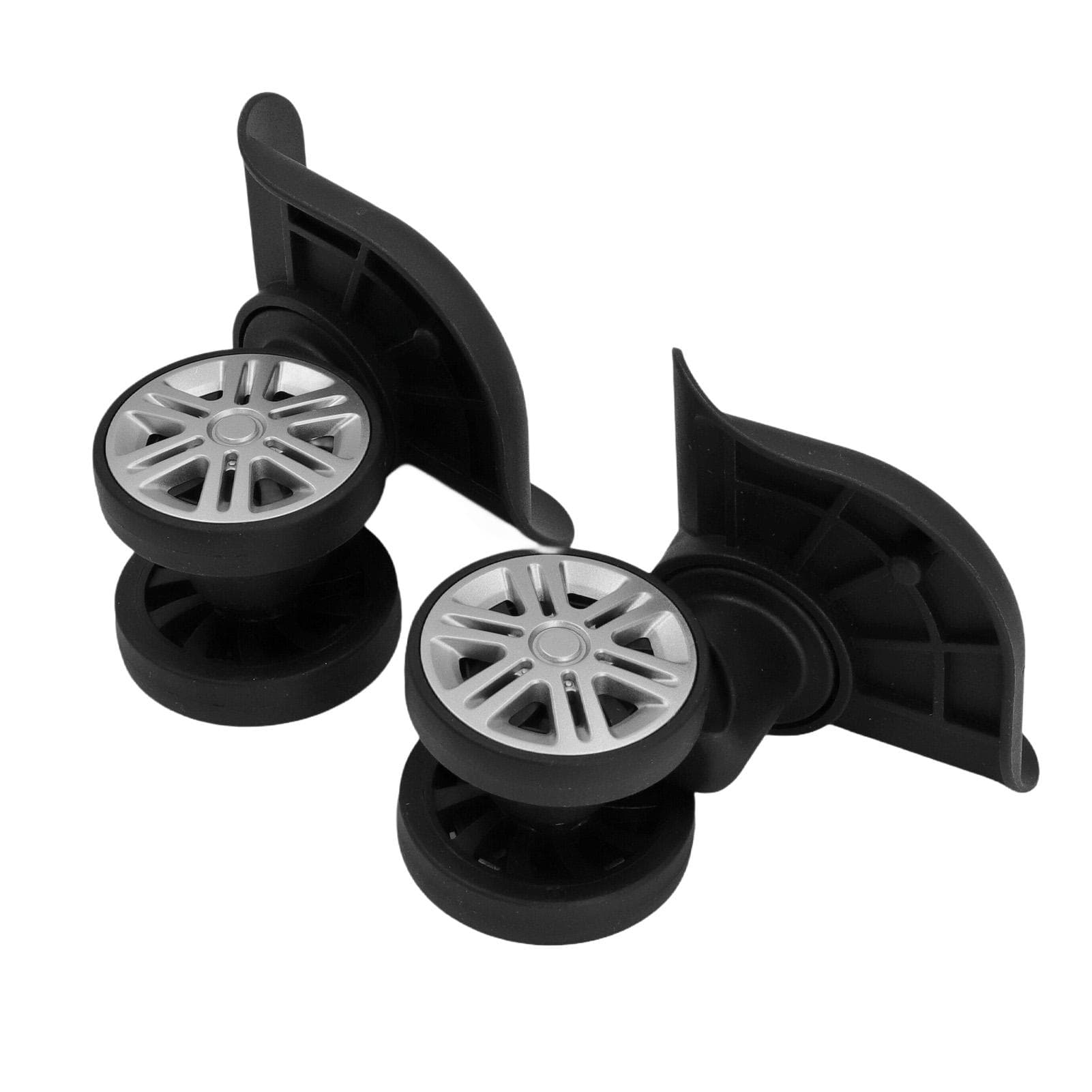 1 Pair Luggage Suitcase Wheels Trunk Universal Caster Spare Part Replacement for Luggage Suitcase