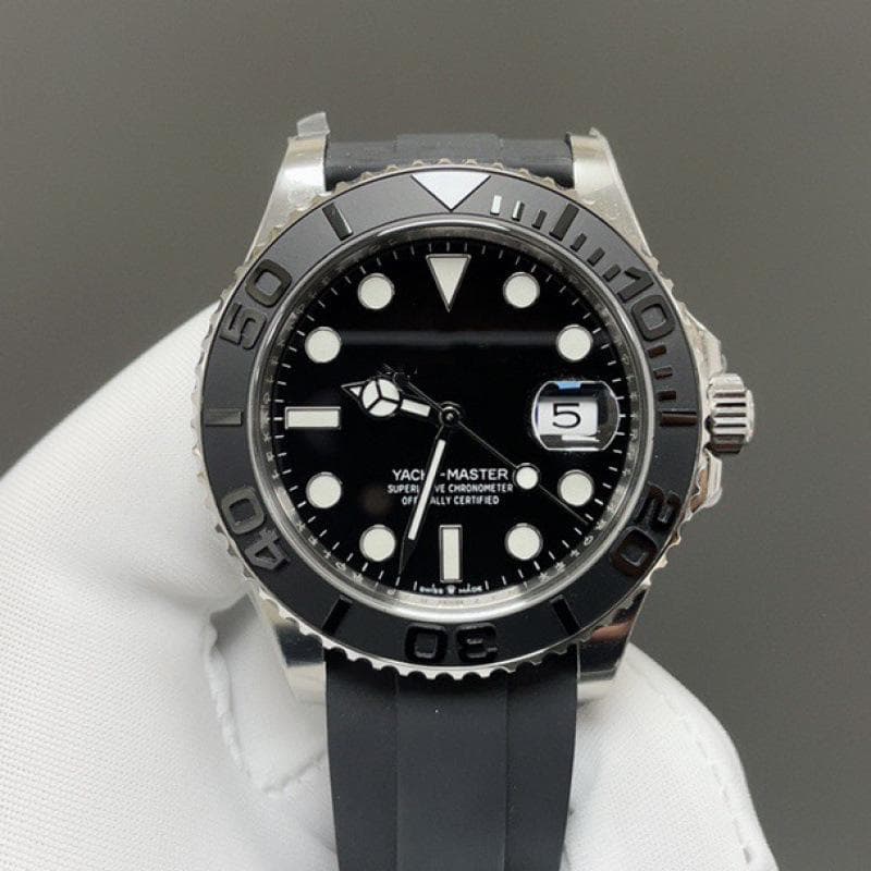 Rolex Yacht Grey Automatic Men's Watch with Large Dial