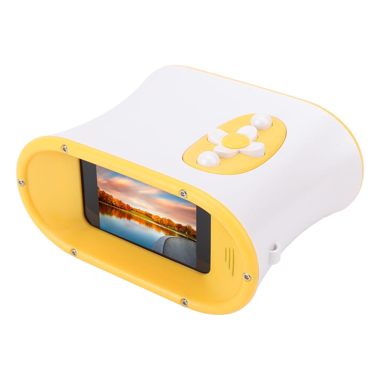 Digital Binoculars with Camera 48MP 1080P HD 2.4 Inch IPS Color Screen 8X Zoom Binoculars Video yellow