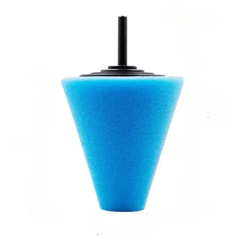 Sponge Polishing Cone Polishing Ball Wheel Car Beauty Waxing Polishing Pad Polishing Buffer Waxing Buffing Pad Car Sealing Glaze blue