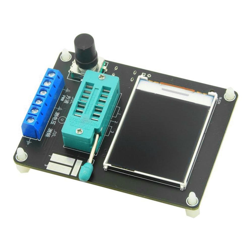 GM328A Transistor Diode SMT Component Tester 1.77inch TFT Display Capacitance ESR Voltage Frequency English Version